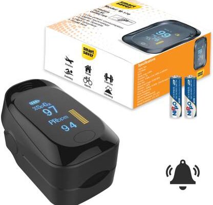 Smart Saver Finger Pulse Oximeter Blood Oxygen Saturation Monitor